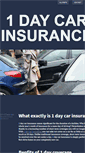 Mobile Screenshot of carinsurance1day.info