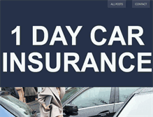 Tablet Screenshot of carinsurance1day.info